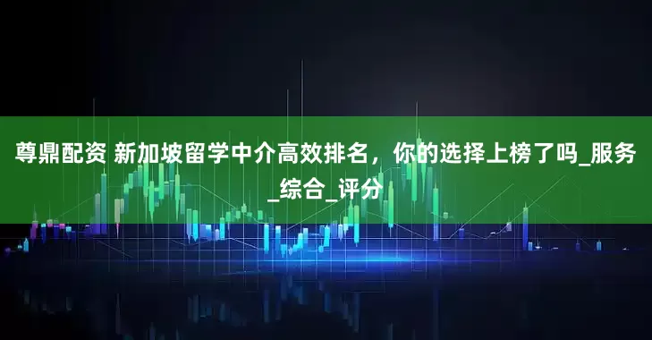 尊鼎配资 新加坡留学中介高效排名，你的选择上榜了吗_服务_综合_评分