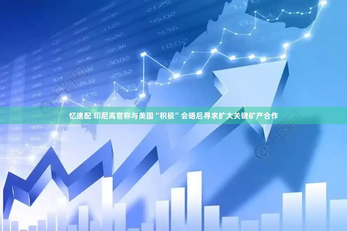 忆速配 印尼高官称与美国“积极”会晤后寻求扩大关键矿产合作