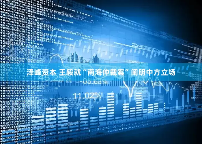 泽峰资本 王毅就“南海仲裁案”阐明中方立场